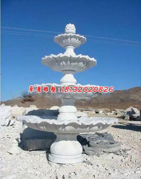 漢白玉跌水盆石雕 ,跌水盆噴泉雕塑