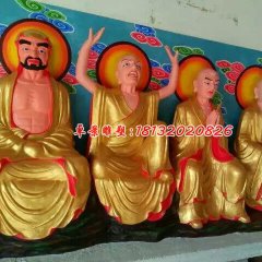 玻璃鋼羅漢雕塑，十八羅漢玻璃鋼雕塑