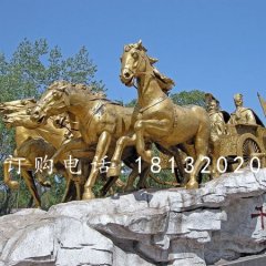 銅馬雕塑，鑄造銅馬，馬雕塑