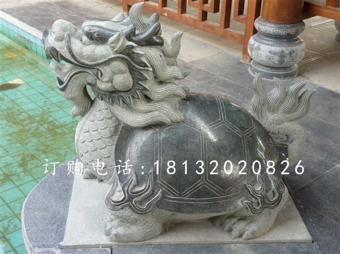 龍龜石雕,大理石龍龜石雕 (1)