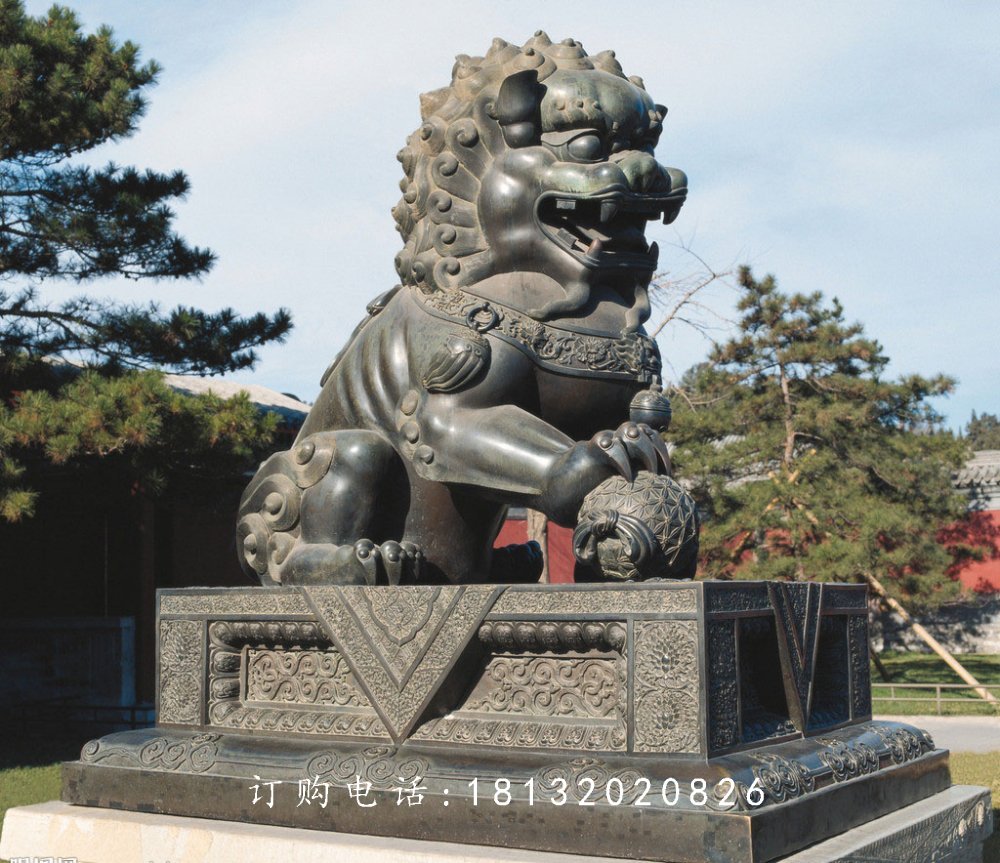 銅雕獅子，銅雕動(dòng)物雕塑