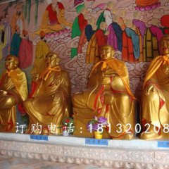 玻璃鋼十八羅漢雕塑，寺廟羅漢雕塑