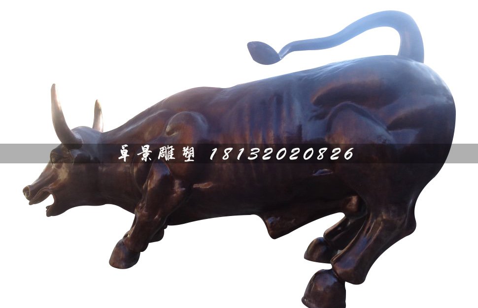 華爾街銅牛，廣場動物銅雕 (2)