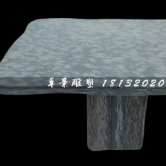 石雕方桌，大理石方桌雕塑
