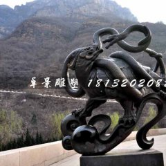玄武銅雕，廣場神獸銅雕