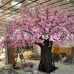 玻璃鋼桃花，仿真大樹