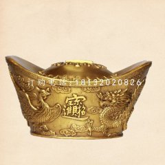 龍鳳元寶銅雕，公園景觀銅雕