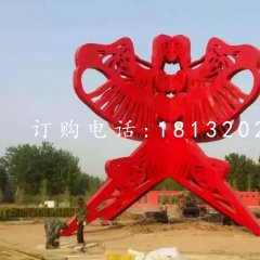 不銹鋼公園雕塑，不銹鋼風箏雕塑