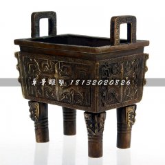 銅鼎，四腳銅鼎，廣場(chǎng)銅鼎
