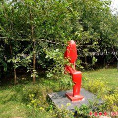 不銹鋼抽象人物，公園人物雕塑