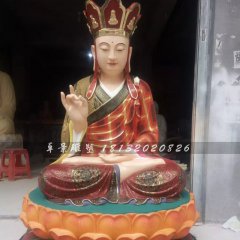 地藏王菩薩雕塑，玻璃鋼彩繪佛像雕塑